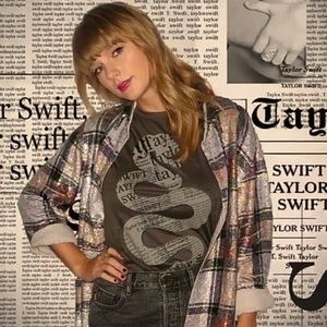 Taylor Swift Reputation Tour Snake Tank Top MEDIUM